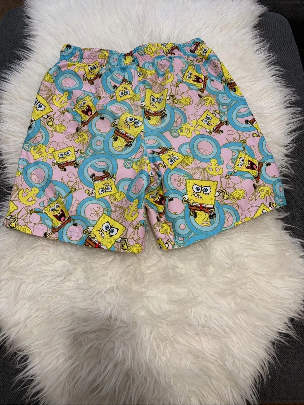 Nickelodeon SpongeBob Pink & Blue Swim Shorts